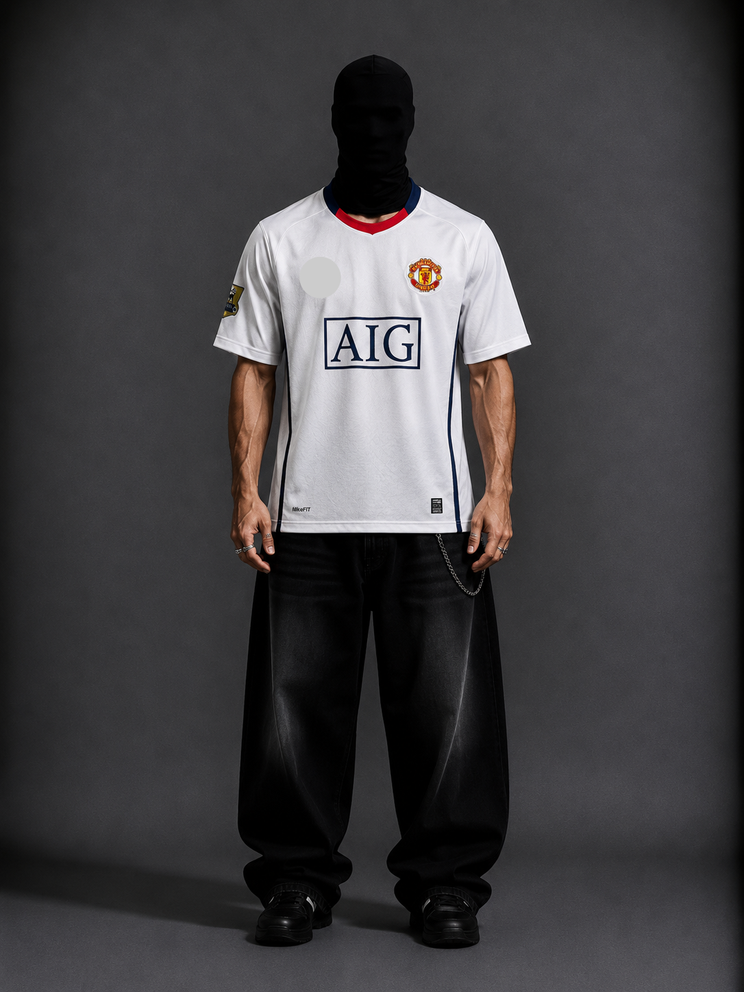 Manchester United FC Ronaldo half sleeve retro