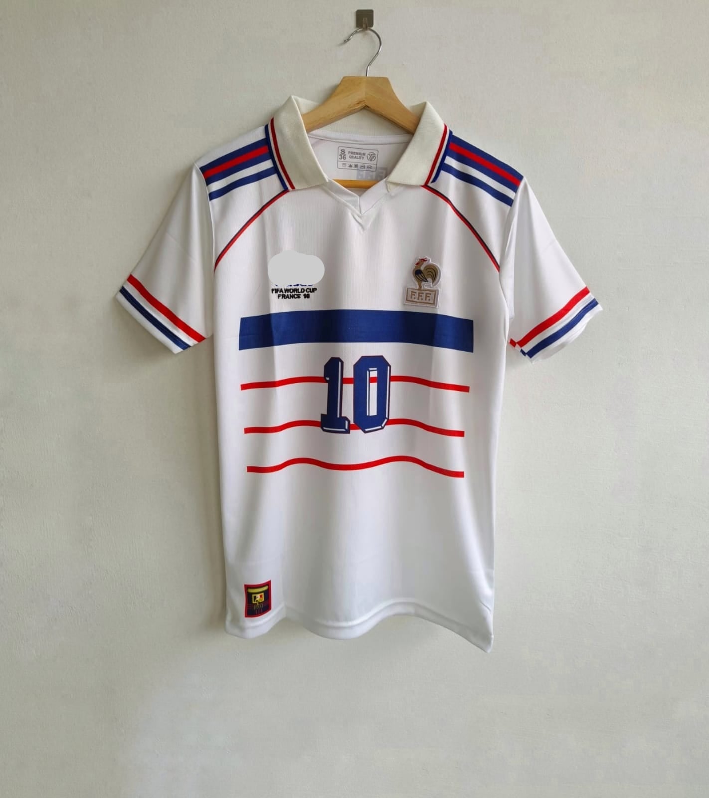 France 2006 zidane half sleeves retro