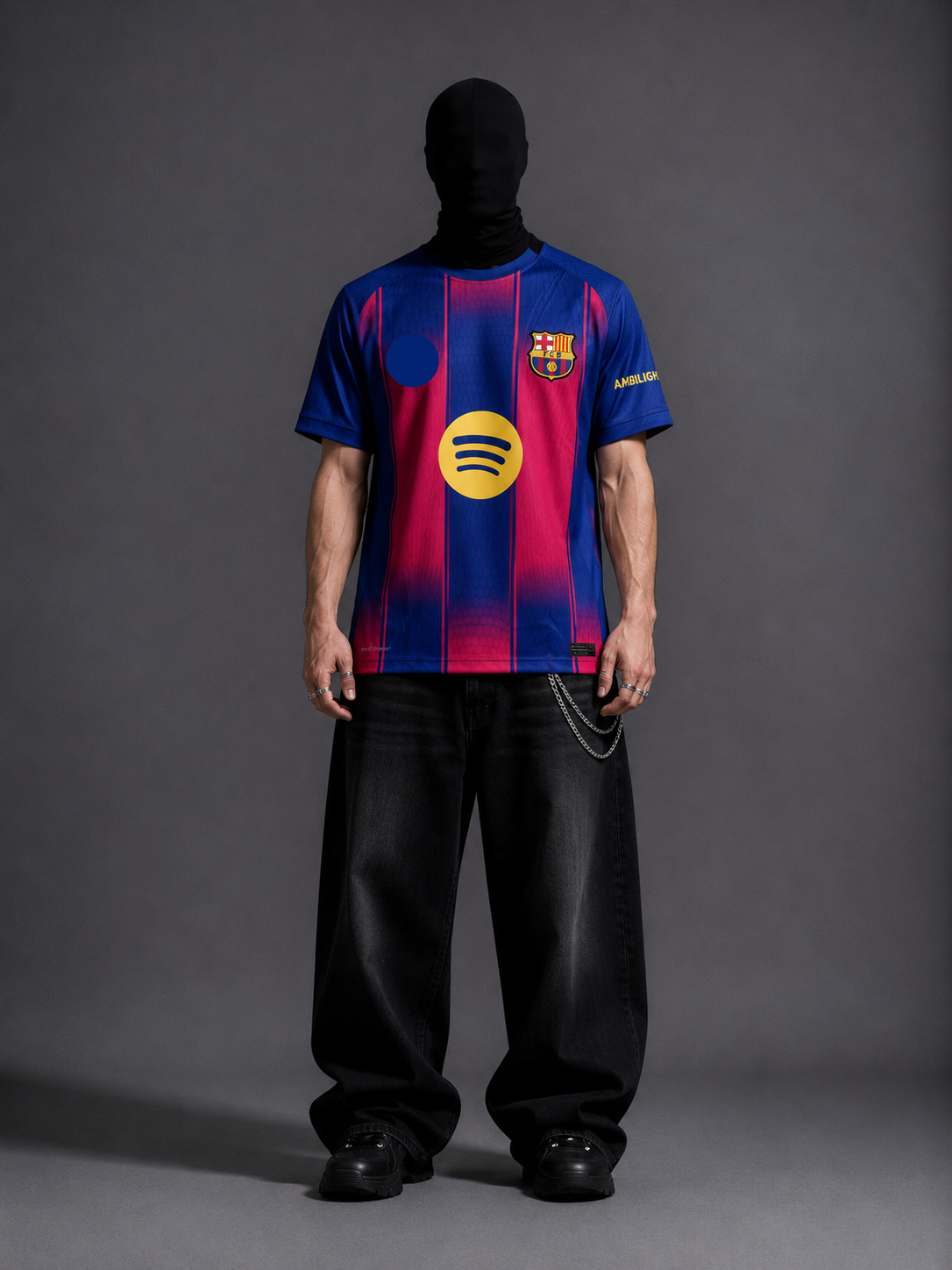 Barcelona 25-26 half sleeves kit plain back