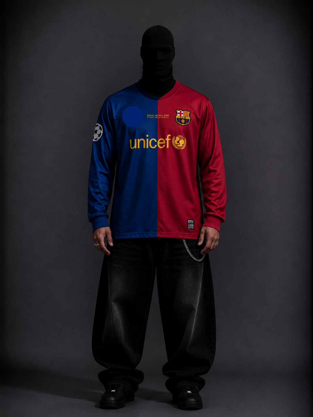 FC Barcelona 2008-09 Messi Full sleeves retro