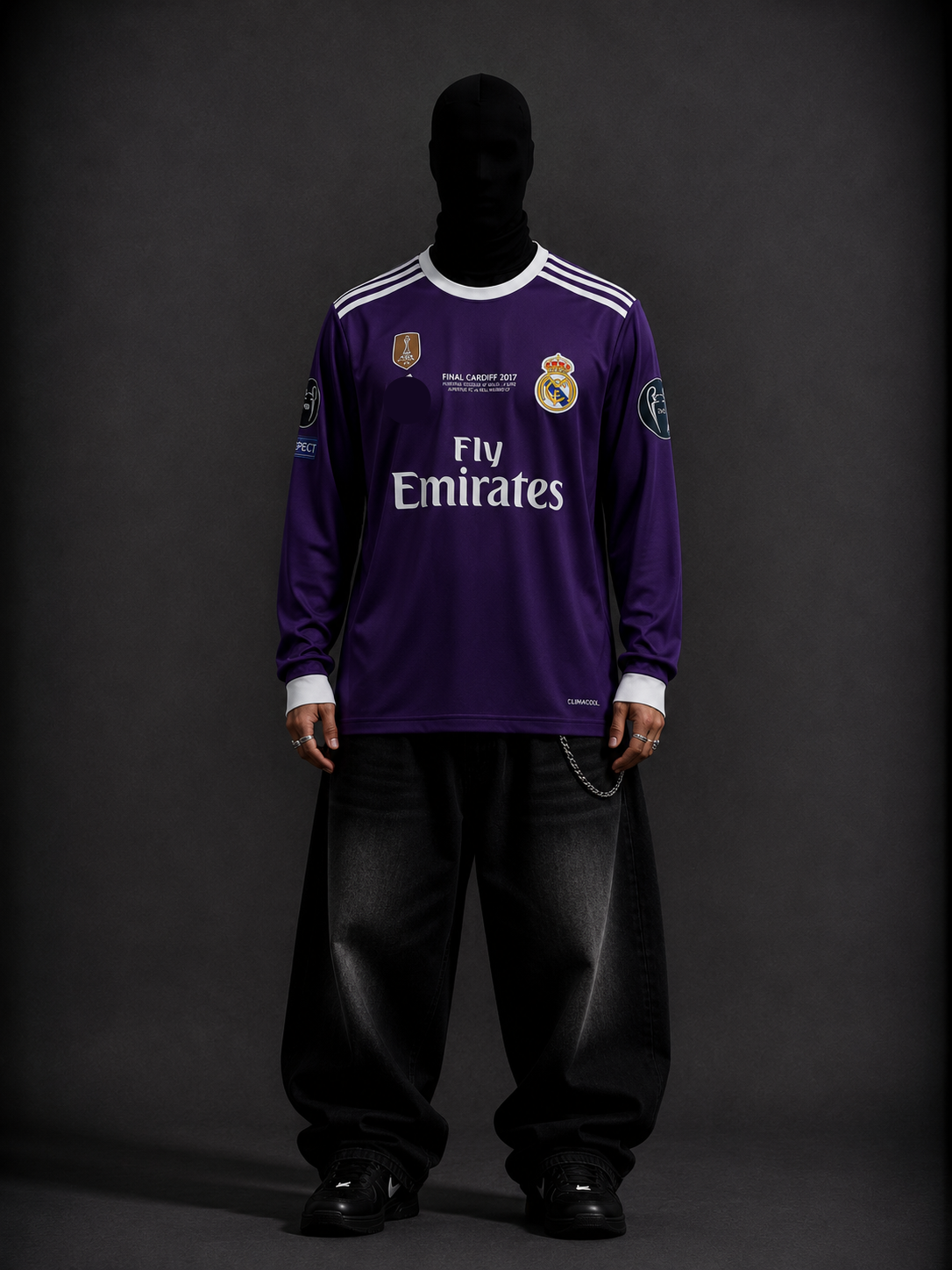Real madrid 2017-18 away ronaldo full sleeevs