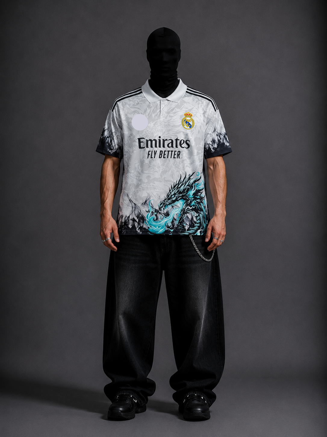 Real madrid x green dragon special edition half sleeves kit