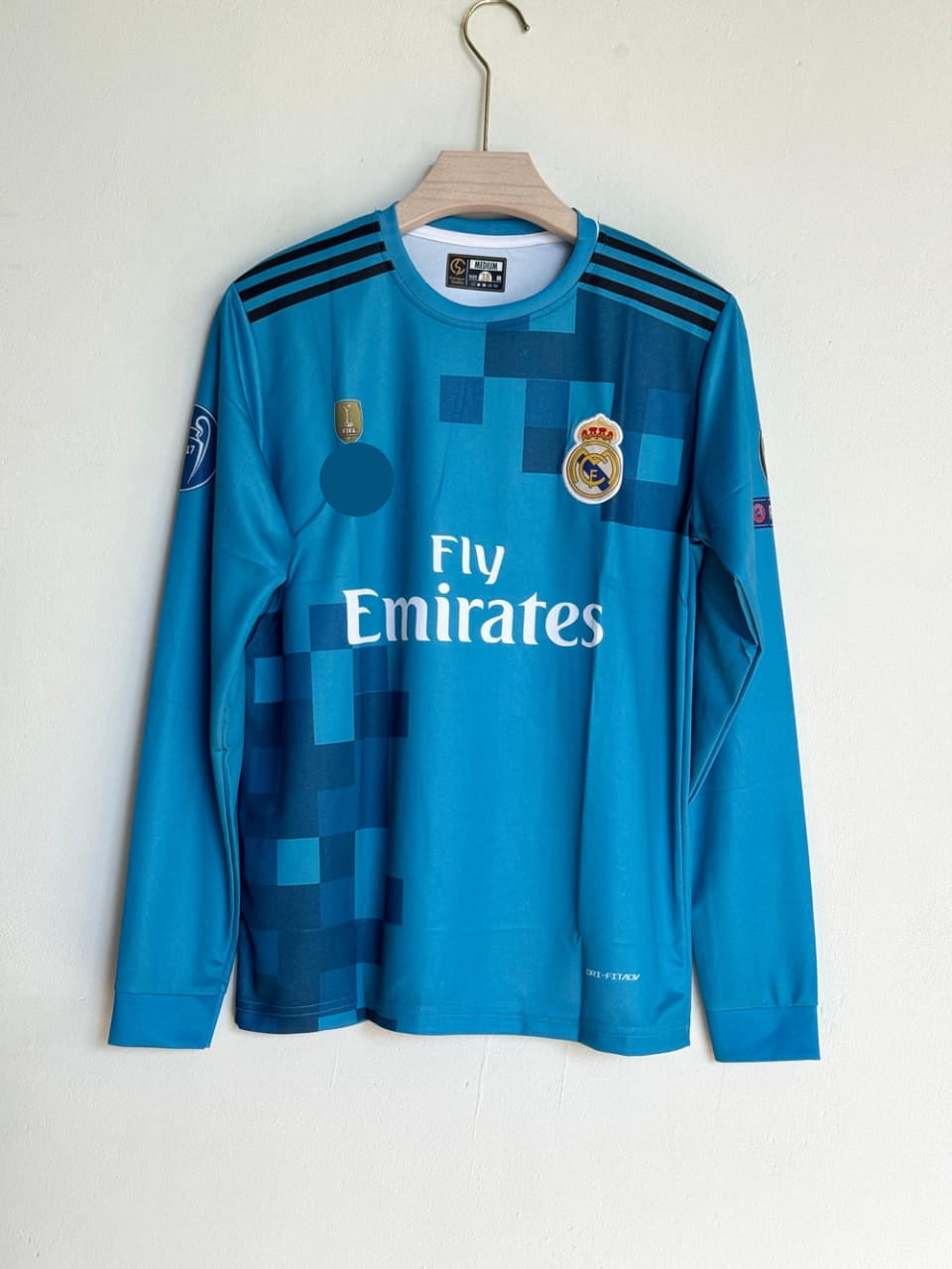 Real Madrid 2017-18 third kit full sleeves retro