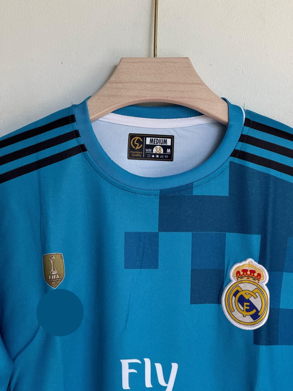 Real Madrid 2017-18 third kit full sleeves retro