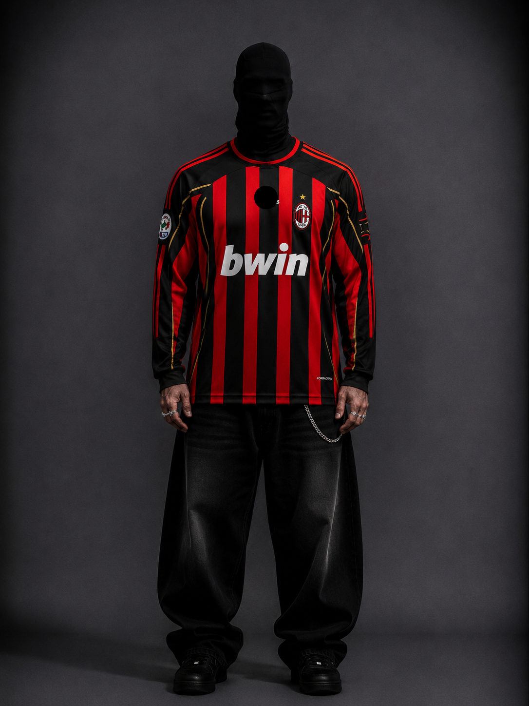 Ac Milan 2006-07 home Maldini full sleeves retro