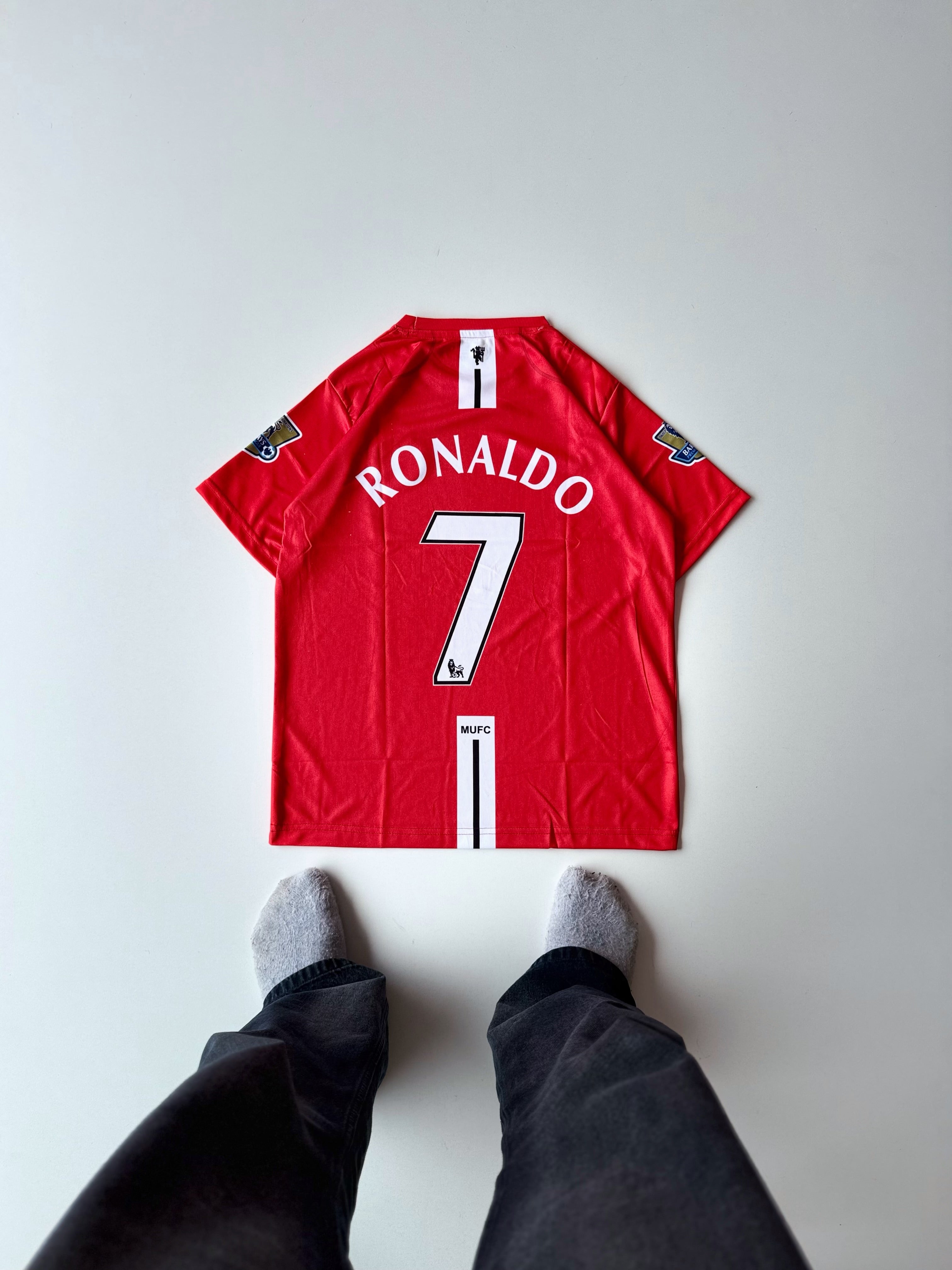 Manchester united 2008 C. Ronaldo Half sleeves retro