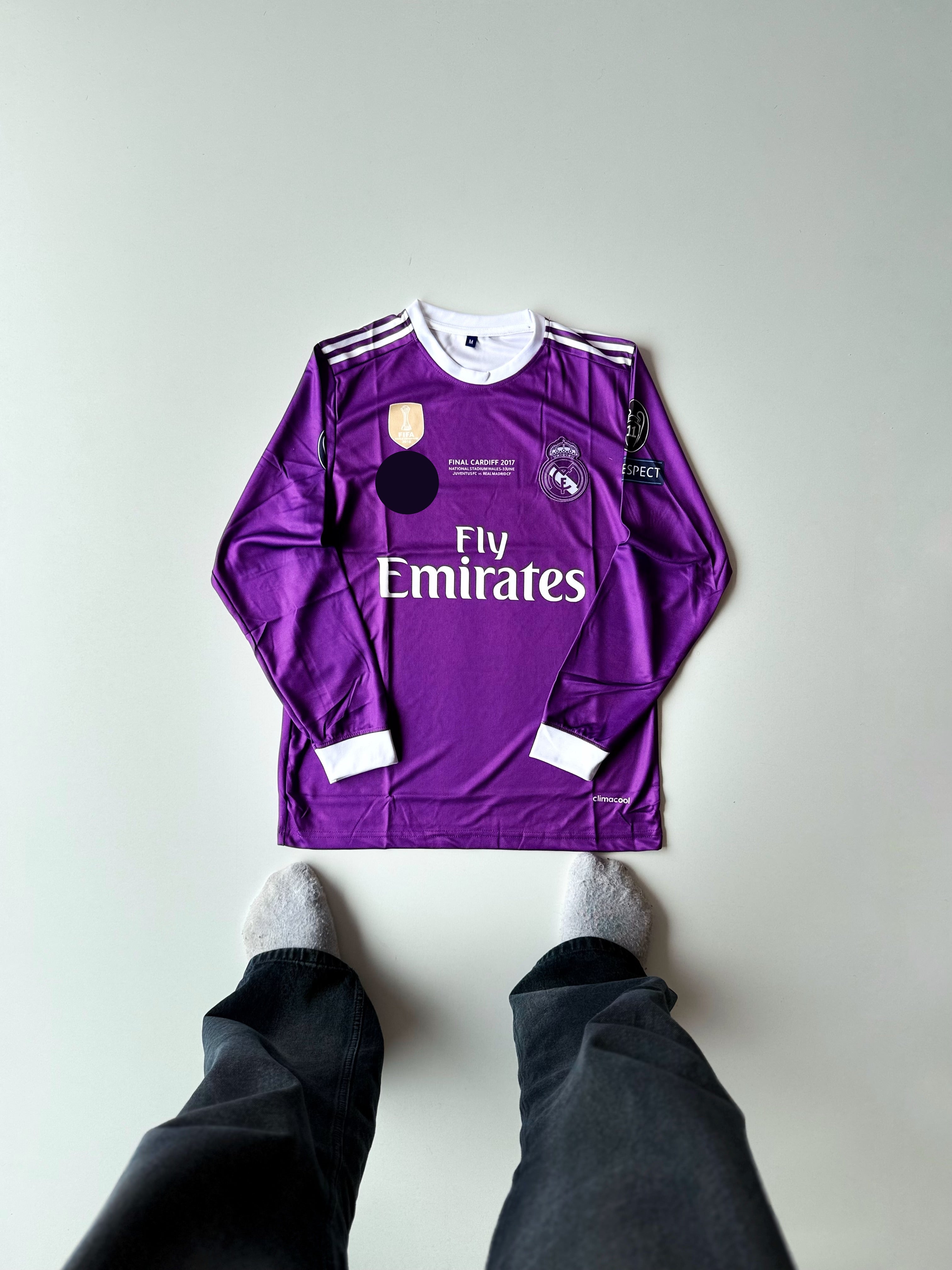 Real madrid 2017-18 away ronaldo full sleeevs