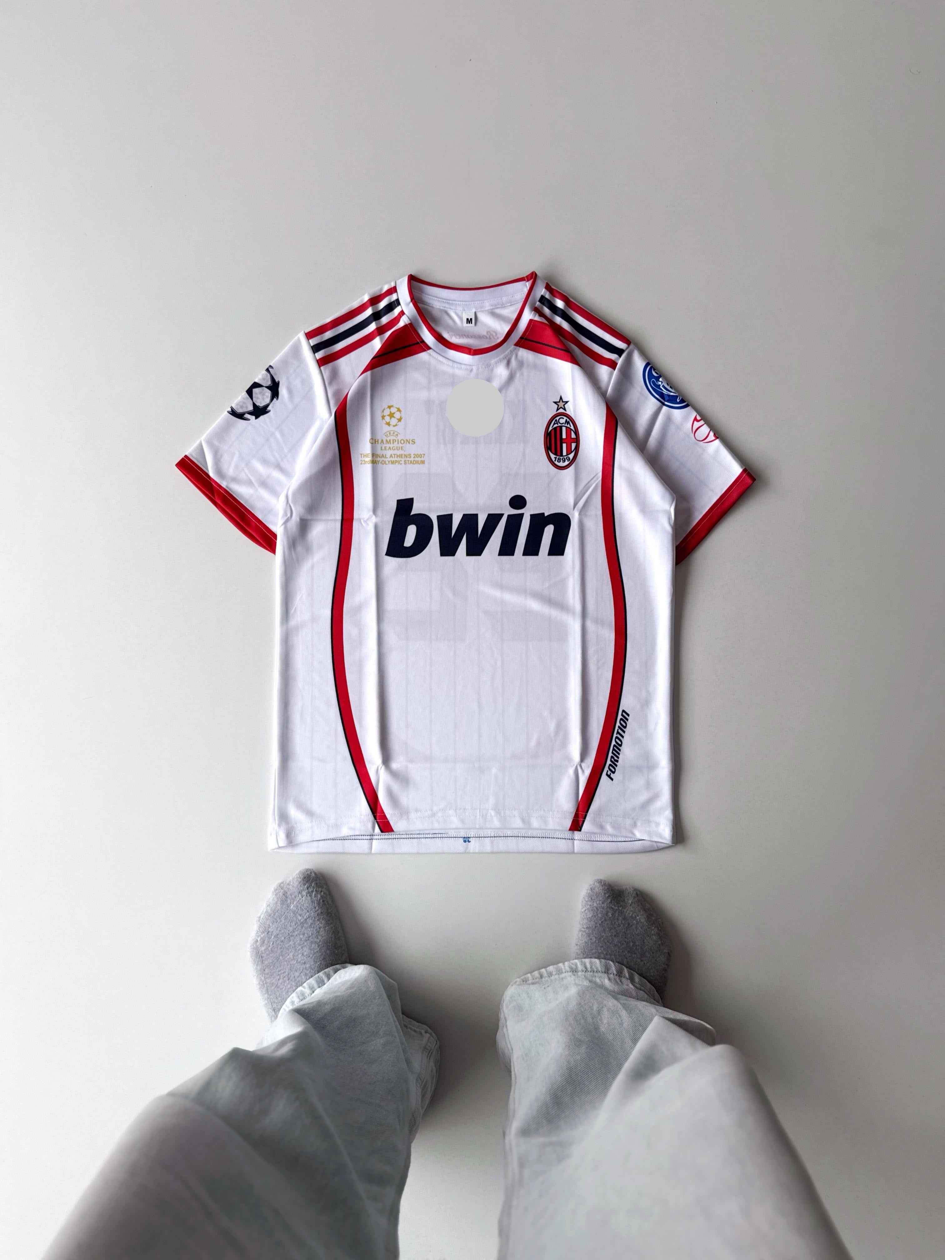 Ac milan 2006-07 away Kaka half sleeves retro