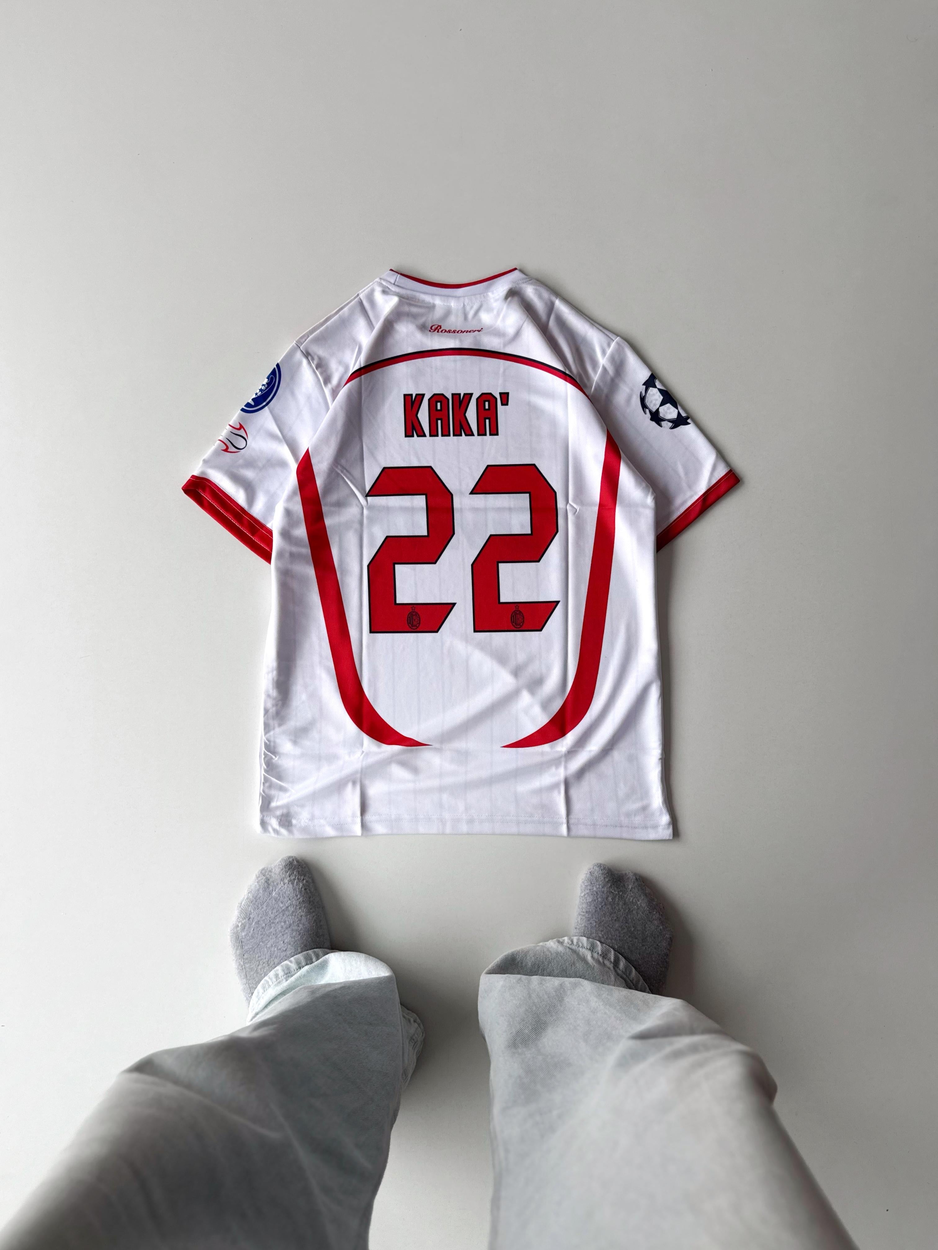 Ac milan 2006-07 away Kaka half sleeves retro