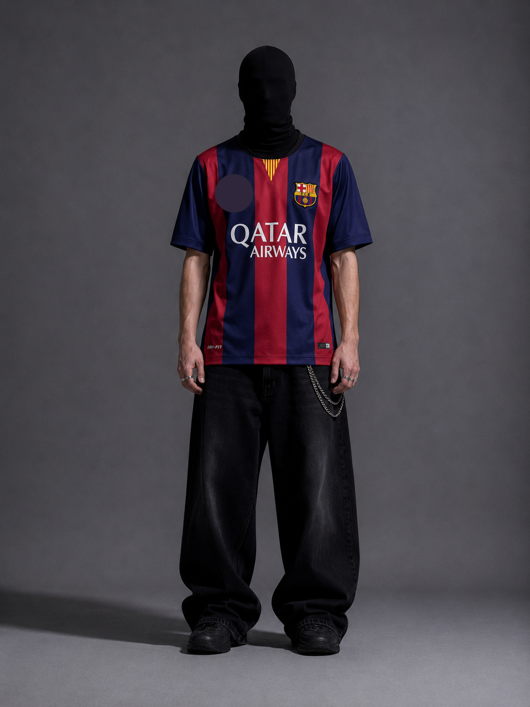 MESSI BARCELONA 2015-16 HALF SLEEVES RETRO