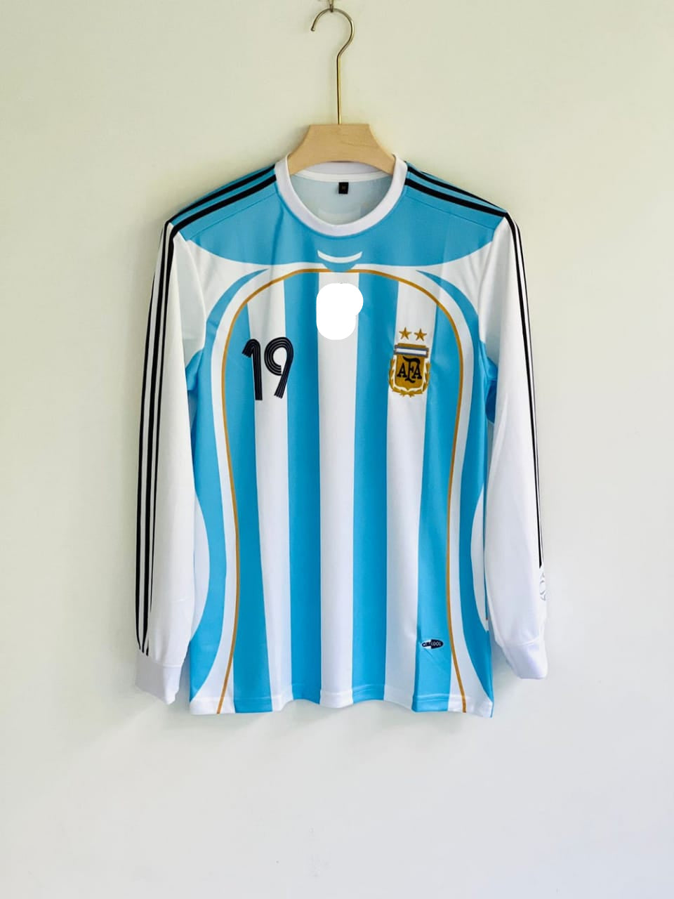 Argentina 2006-07 Messi full sleeves retroRetro Full sleeves