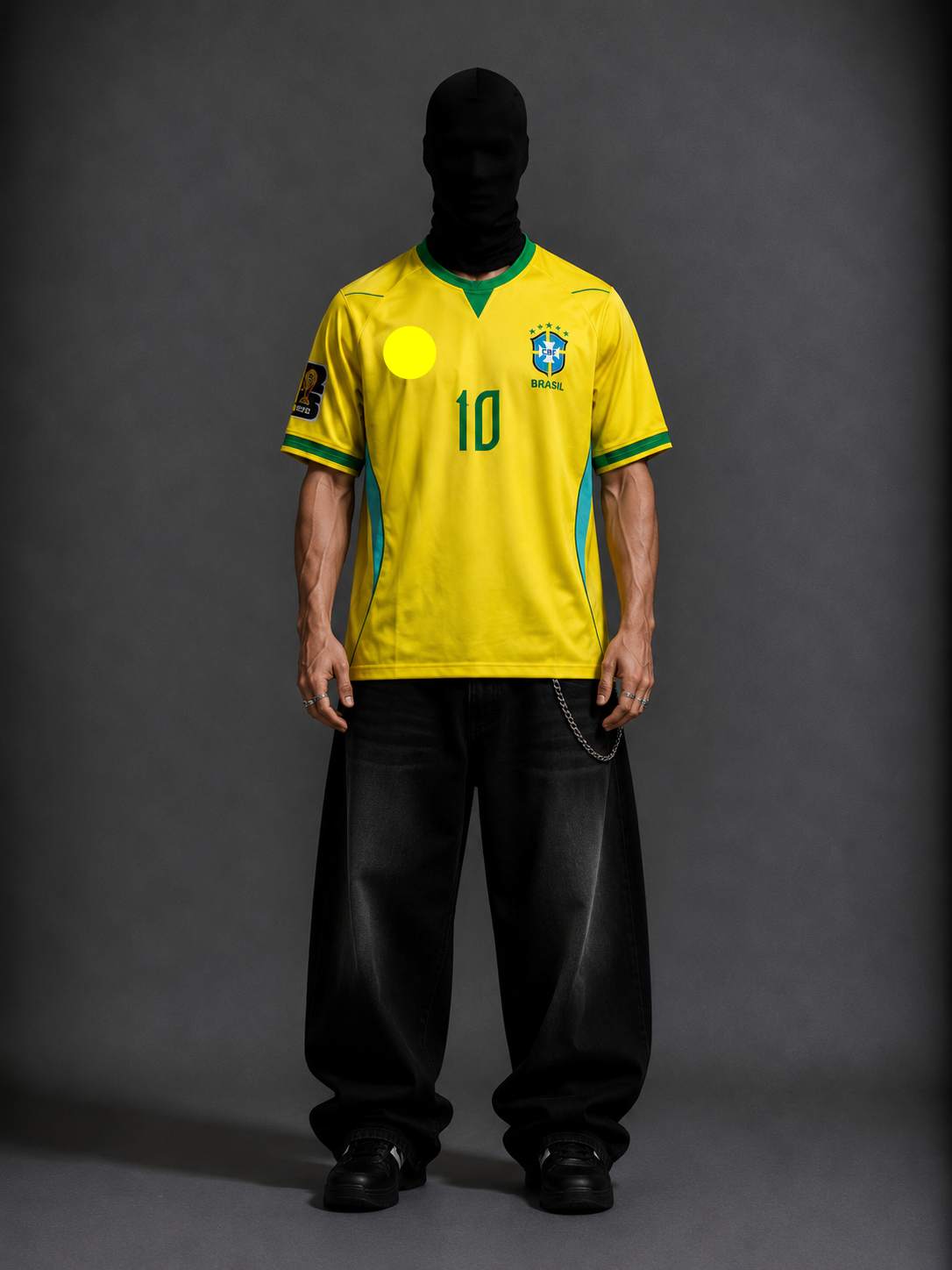 Brazil Neymar Jr WC 2026 half sleeve