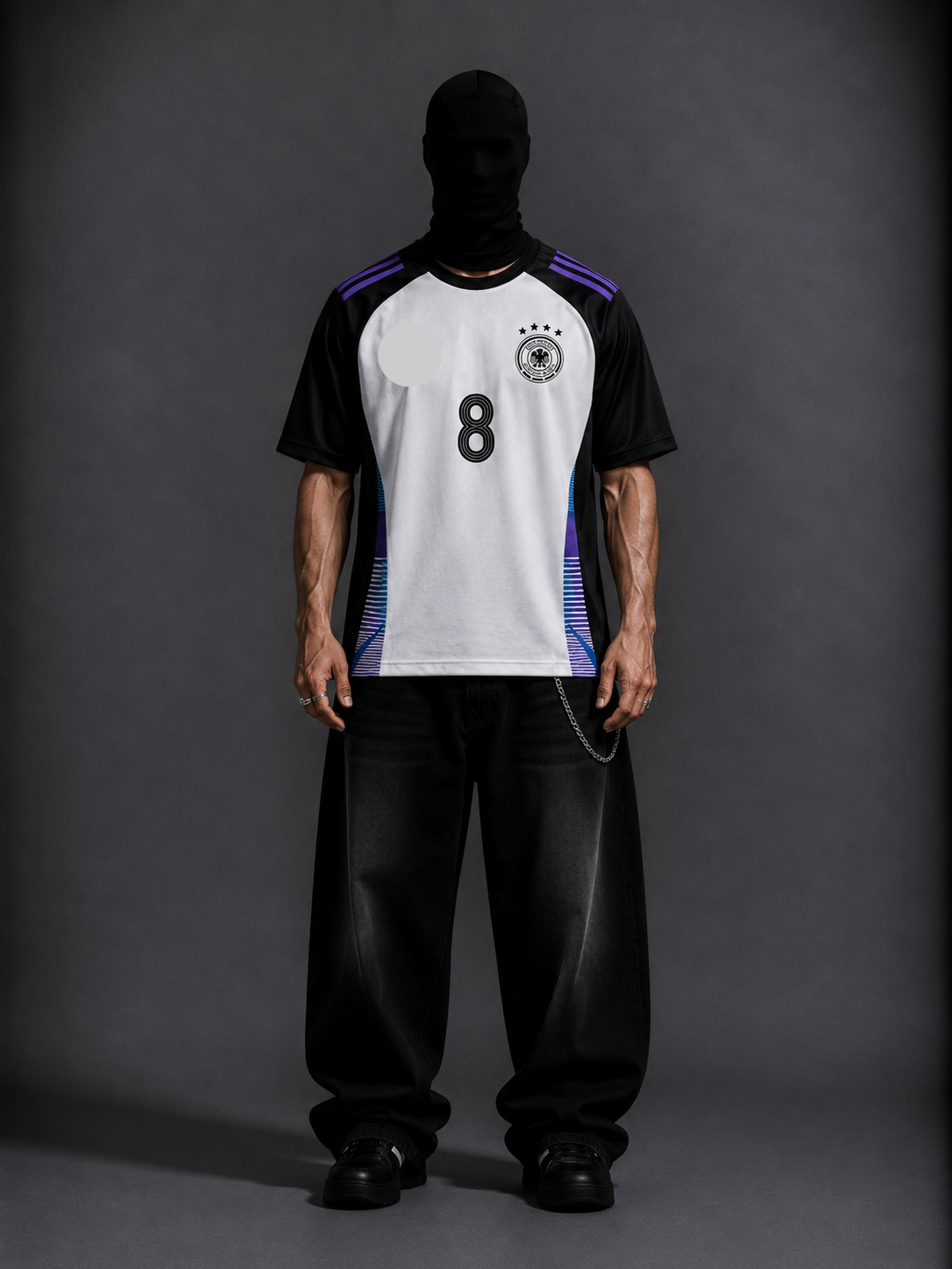 Germany away Tony Kroos half sleeves retro