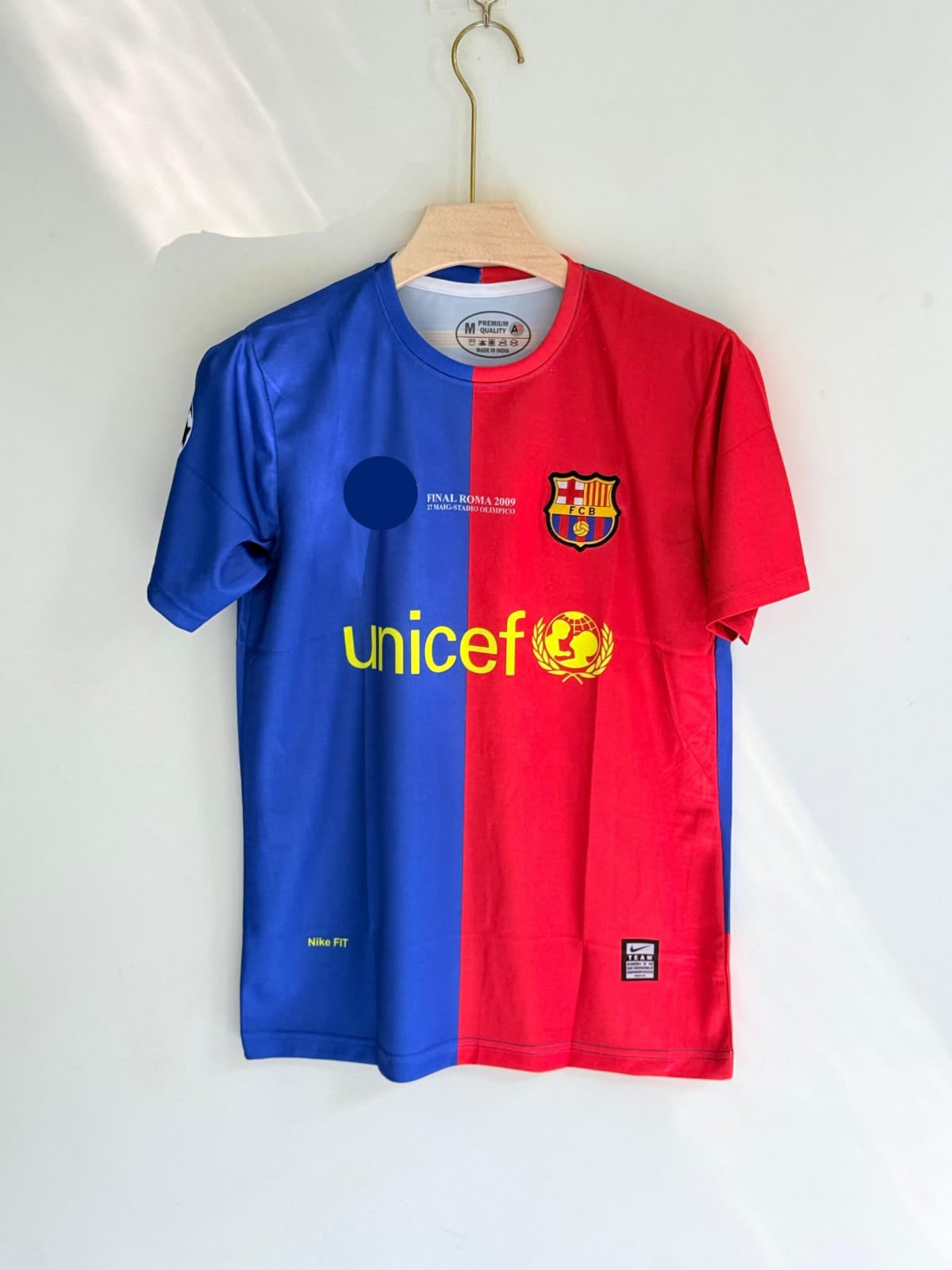 Messi Barcelona 2008-09 half sleeves retro