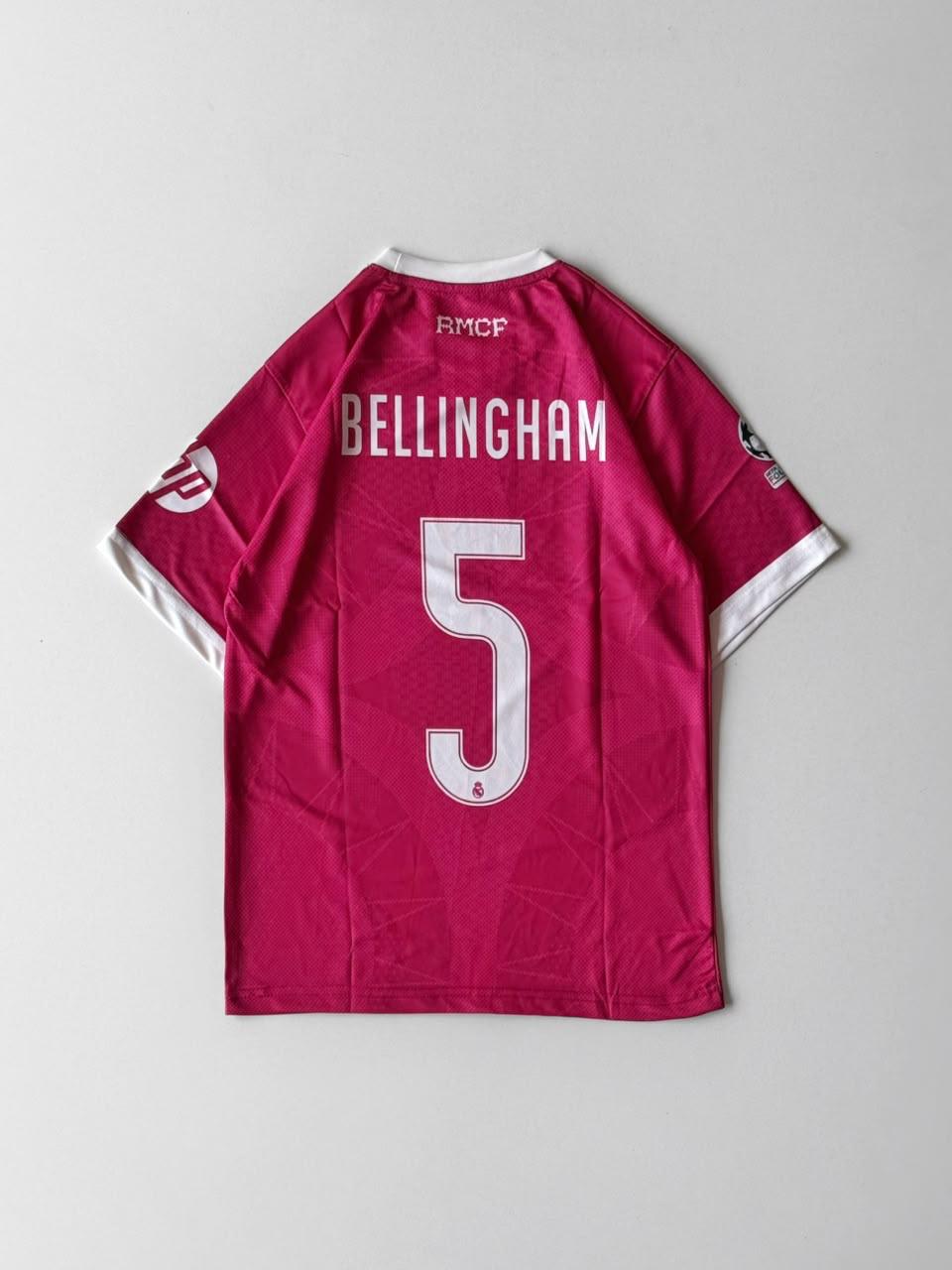 New season Real madrid Bellingham pink half sleeves