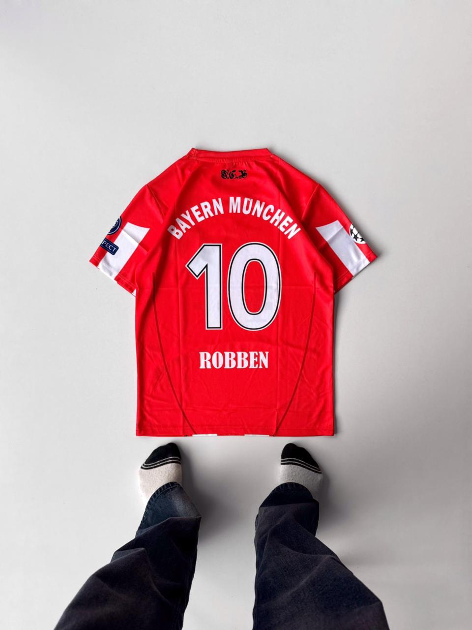 New season Bayern Munich Robben half sleeve