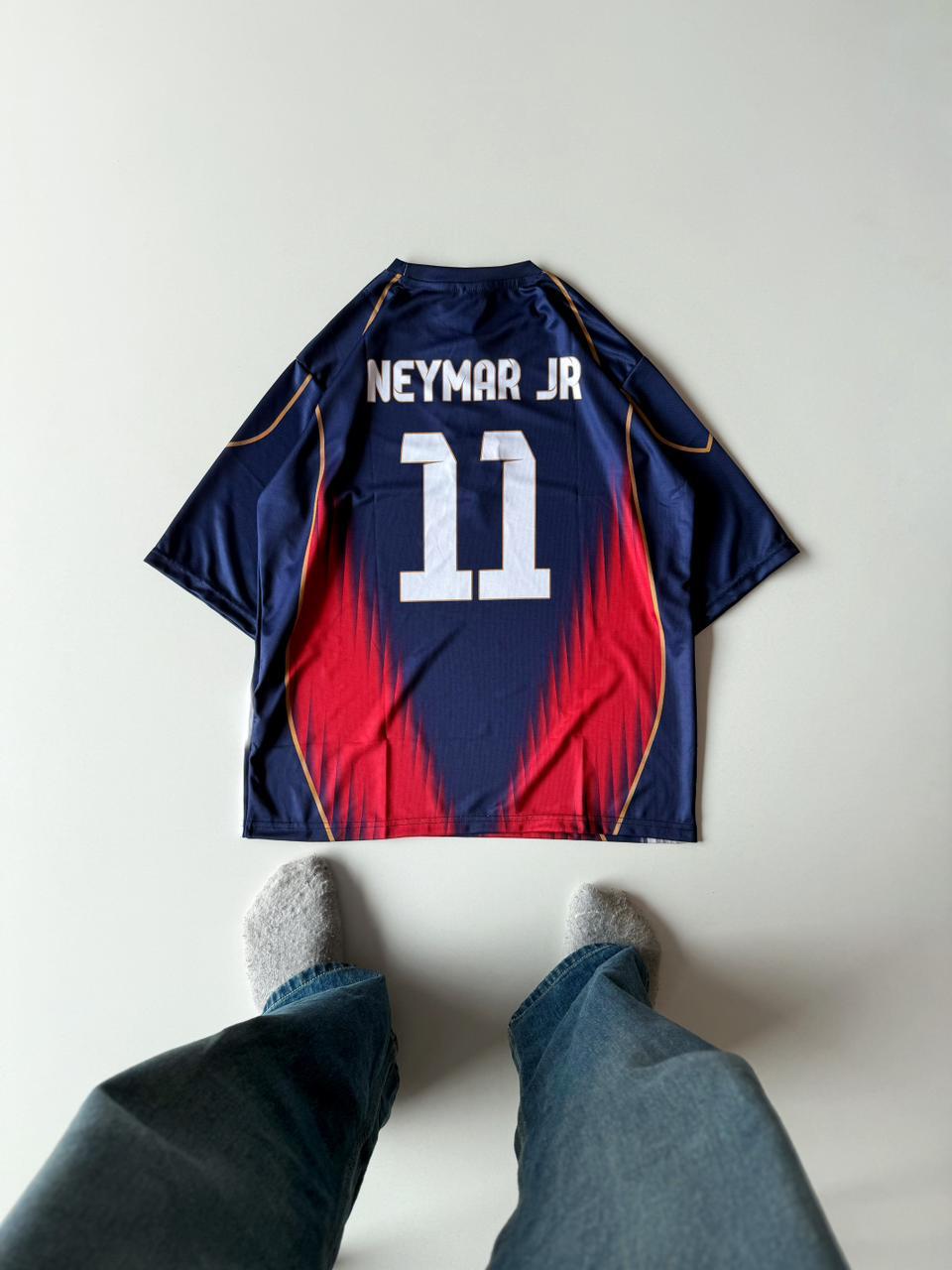 New fan made neymar jersey half sleeve