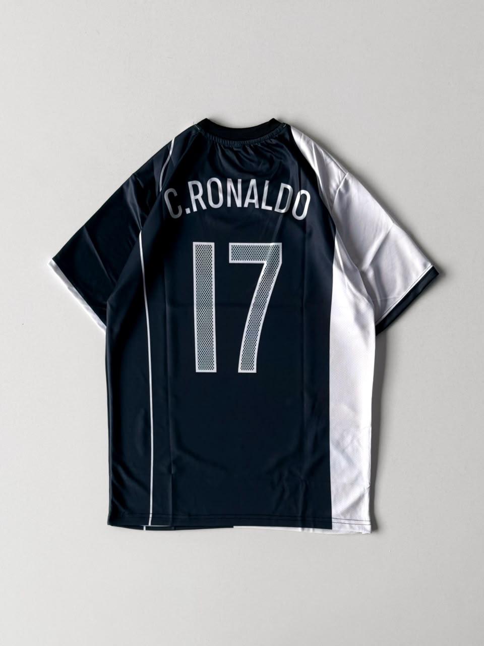 Ronaldo half sleeves Portugal retro