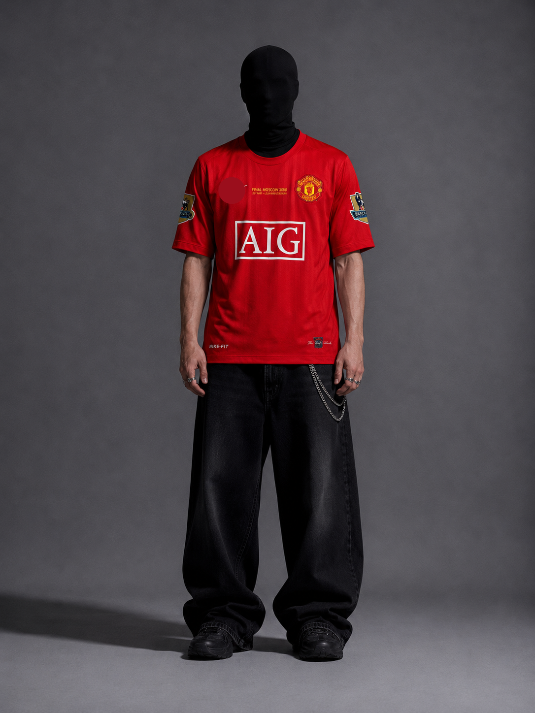 Manchester united 2008 C. Ronaldo Half sleeves retro