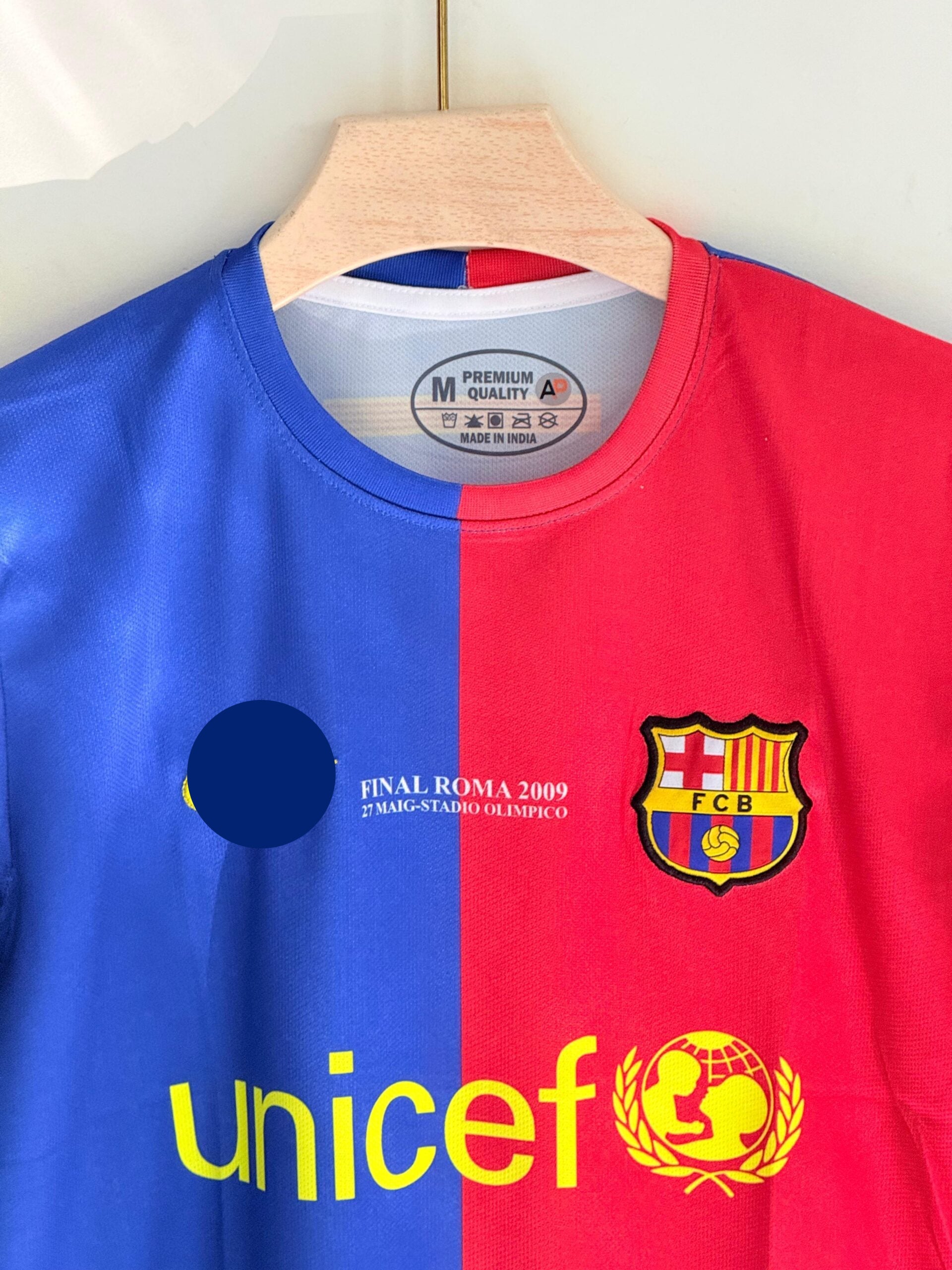Messi Barcelona 2008-09 half sleeves retro