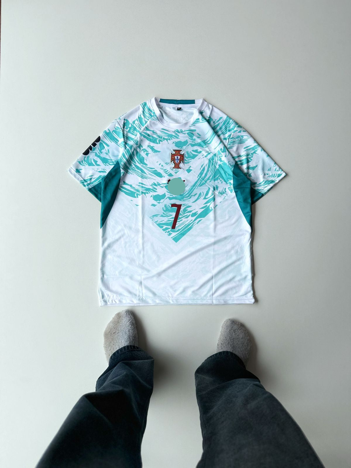 Portugal away 2026 Ronaldo half sleeve (WC)