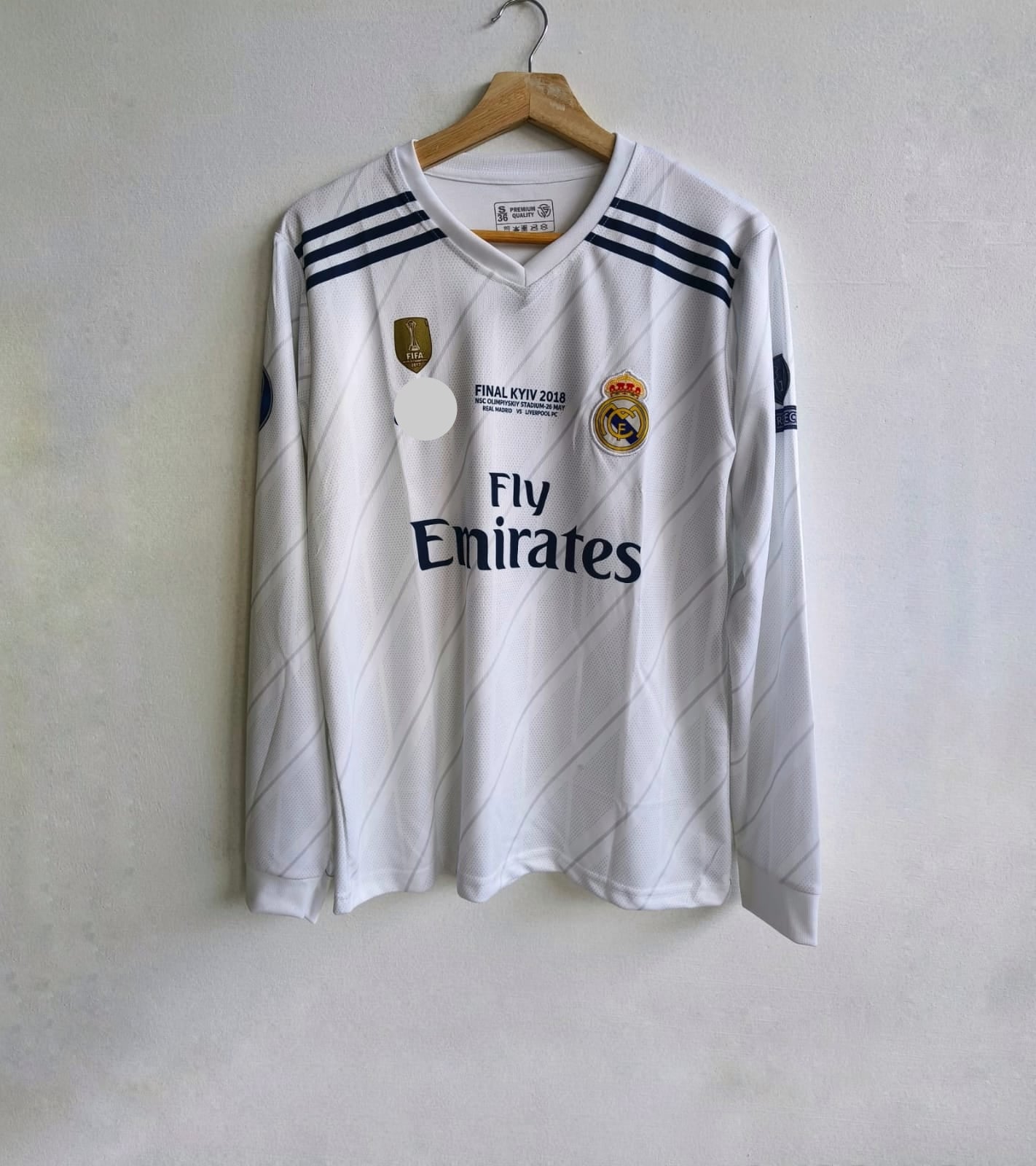 Real madrid 2018-19 Ronaldo full sleeves retro